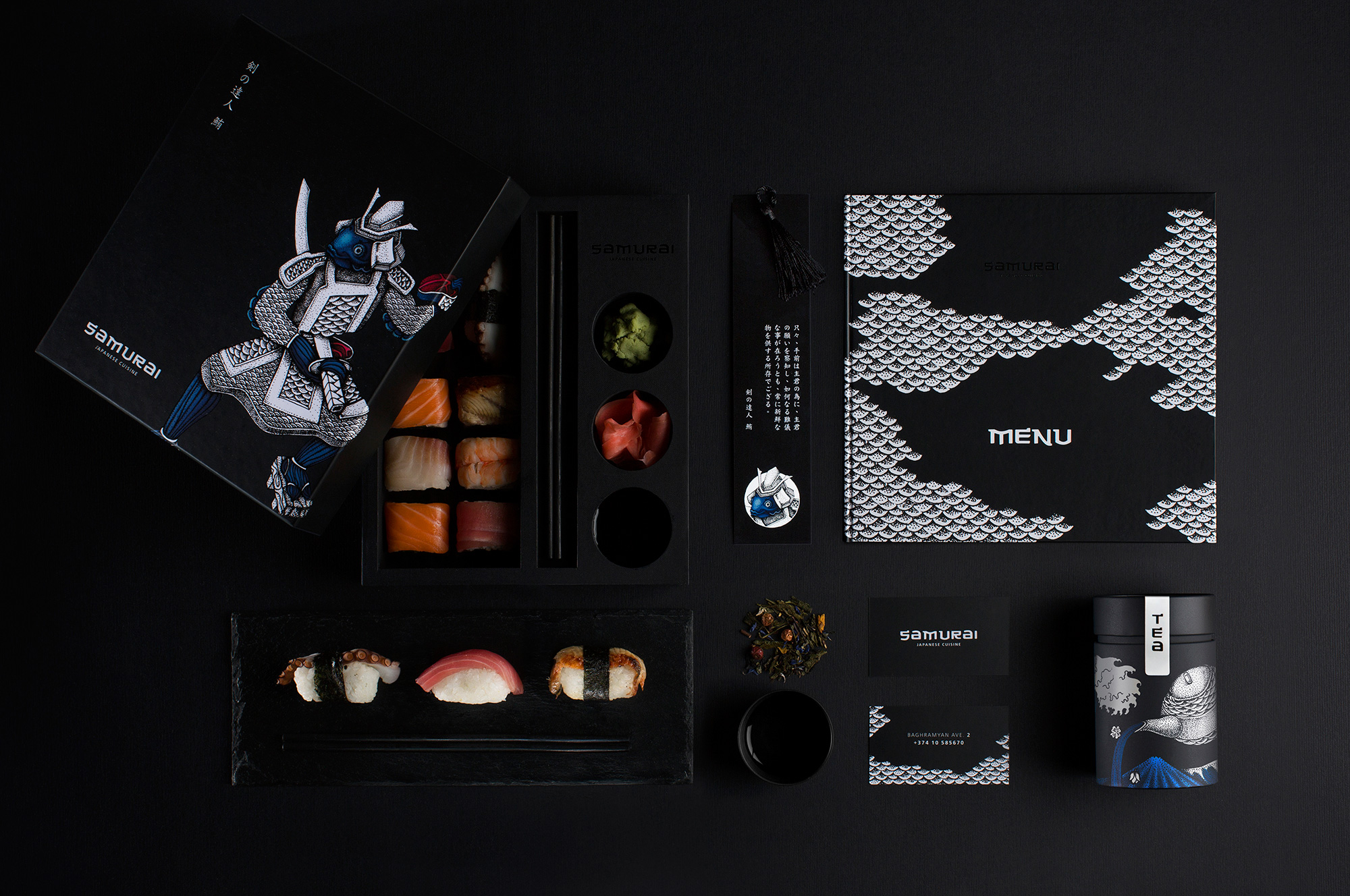  SAMURAI JAPANESE CUISINE BRANDING